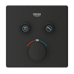 Grohe Grohtherm SmartControl Akış Kontrollü Ankastre Termostatik Banyo Bataryası (2 Yollu, Sıva Üstü Grubu), Hayalet Siyah - Ürün Görseli