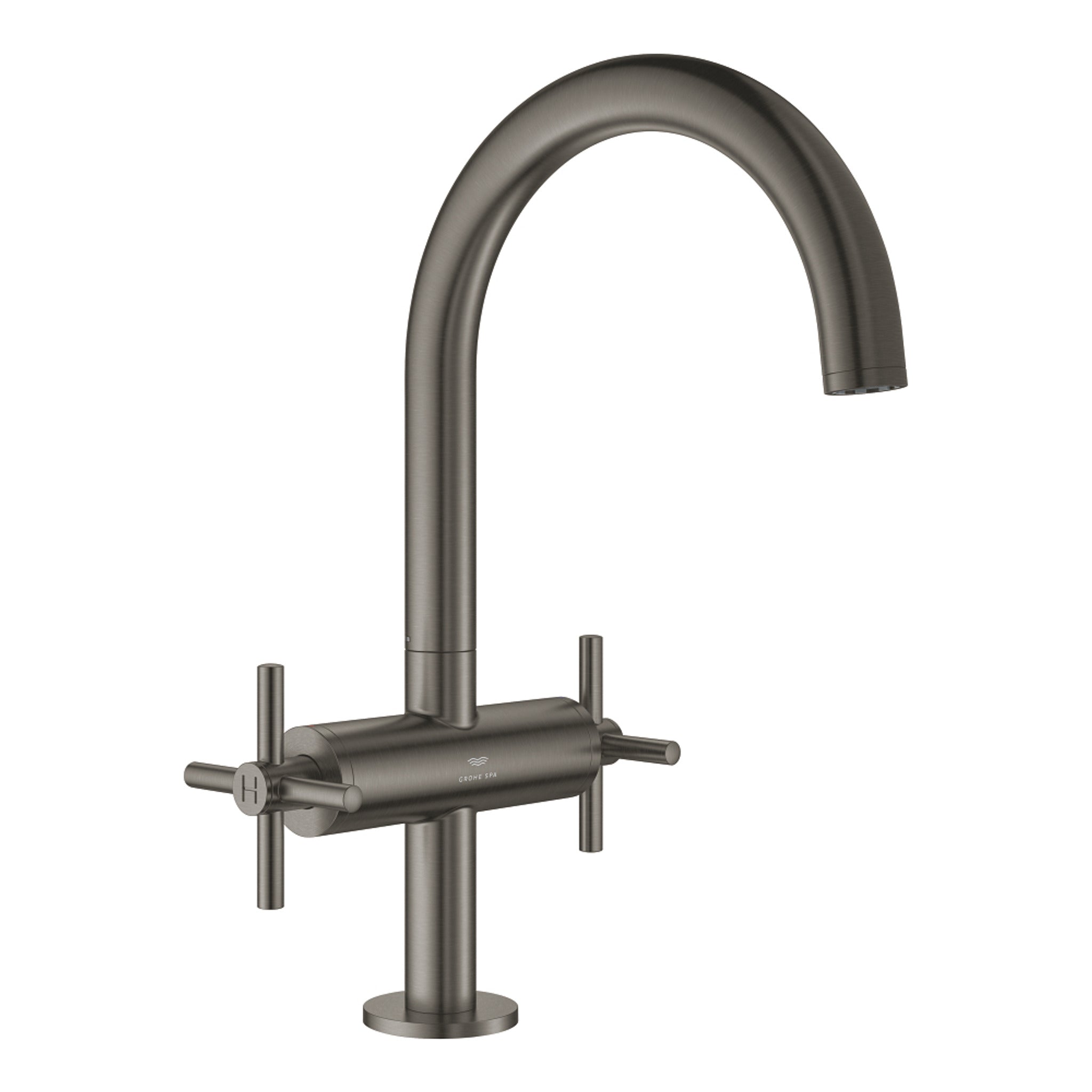 Grohe Atrio Yüksek Lavabo Bataryası (L-Boy), Fırçalı Sert Grafit - Ürün Görseli