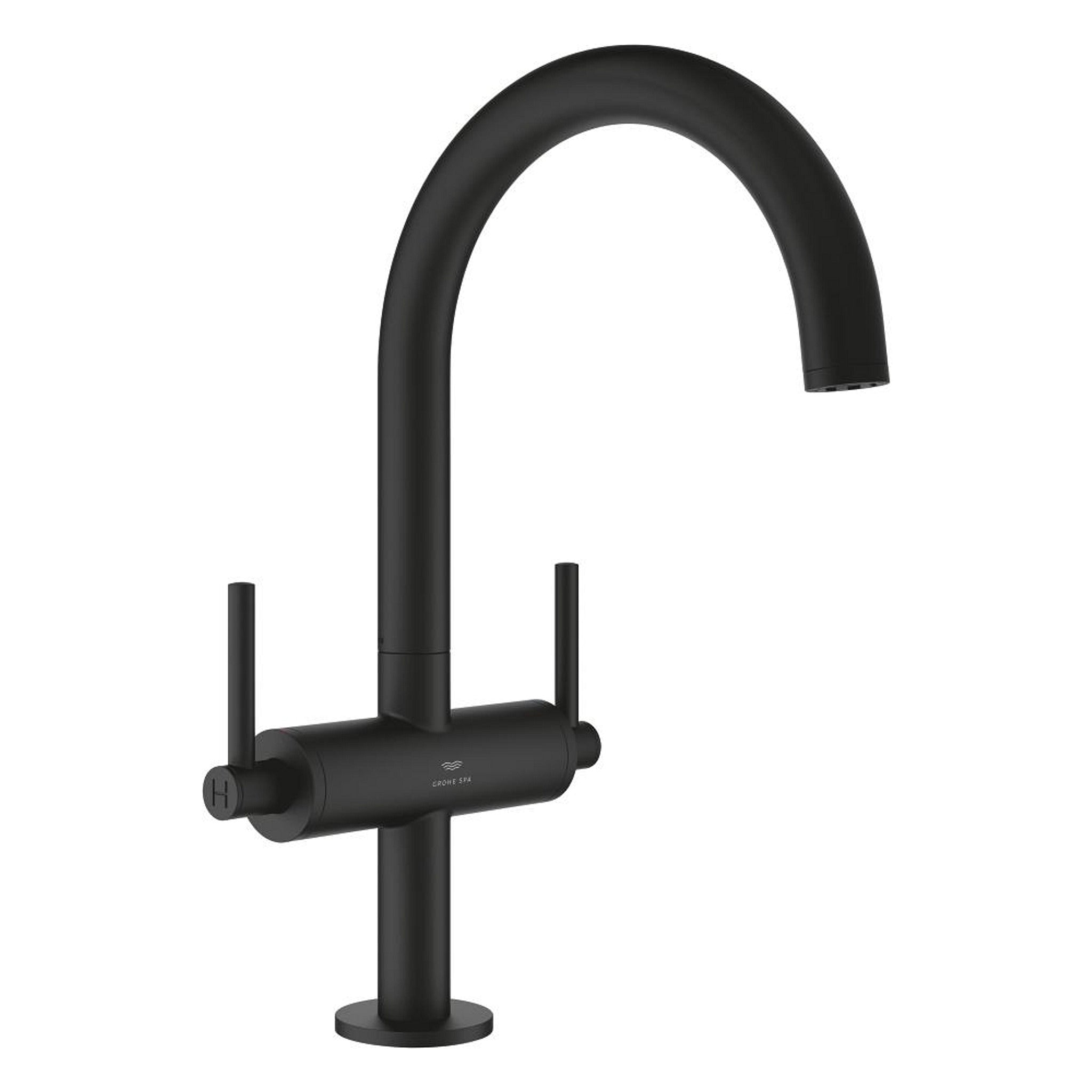 Grohe Atrio Yüksek Lavabo Bataryası (L-Boy), Mat Siyah - Ürün Görseli