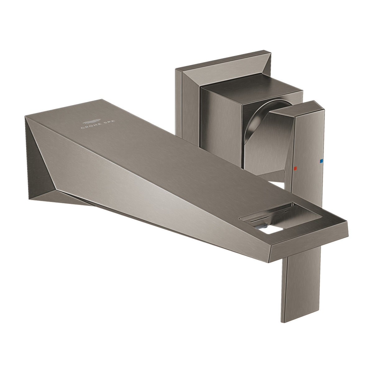 Grohe Allure Brilliant Duvardan Ankastre Lavabo Bataryası (Sıva Üstü Grubu), Fırçalı Sert Grafit - Ürün Görseli