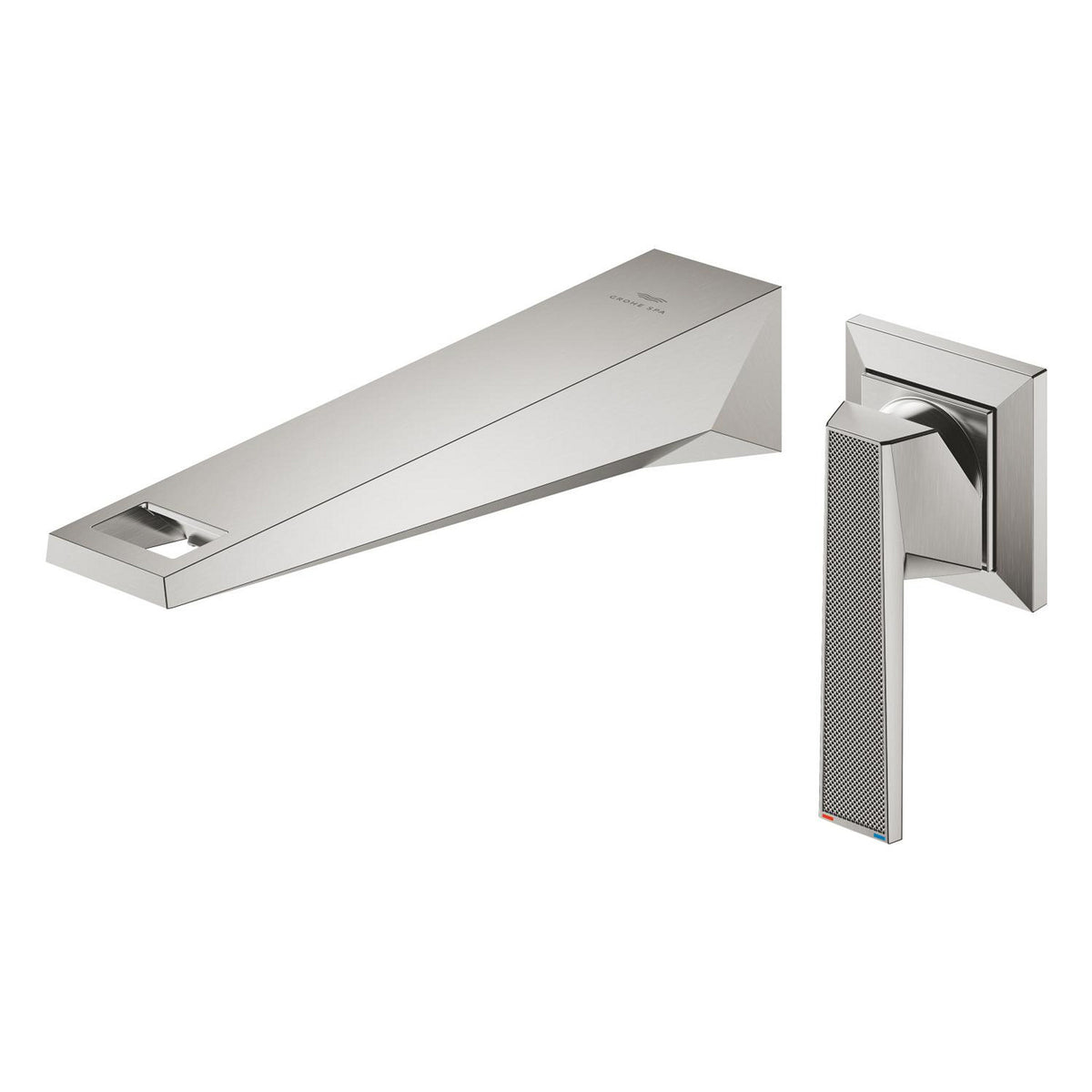 Grohe Allure Brilliant Private Collection 2 Delikli Duvardan Ankastre Lavabo Bataryası M-Boy (Sıva Üstü Grubu), Paslanmaz Çelik - Ürün Görseli