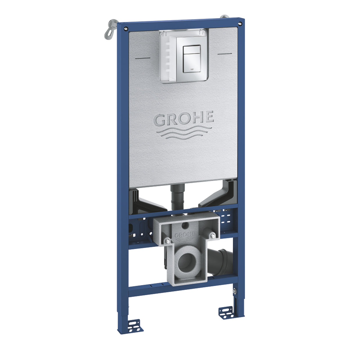 Grohe Rapid SLX Gömme Rezervuar Seti, Krom Kumanda Paneli ve Montaj Ekipmaları dahil, (1.13 m montaj yüksekliği) - Ürün Görseli