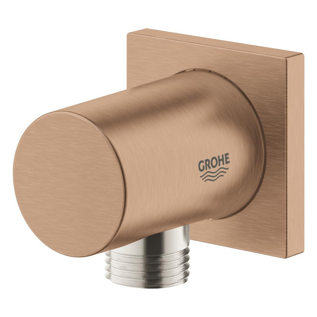 Grohe Rainshower Duş Cıkış Dirseği (Kare Rozet), Fırçalı Bakır - Ürün Görseli