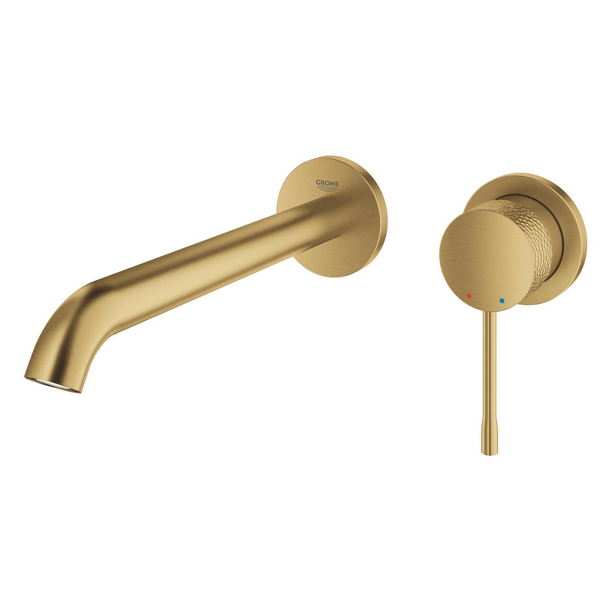 Grohe Essence Duvardan Ankastre Lavabo Bataryası L-Boyut (Sıva Üstü Grubu), İşlenmiş Fırçalı Altın - Ürün Görseli