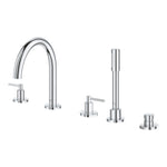 Grohe Atrio 5 Delikli Ankastre Küvet Bataryası (Sıva Üstü Grubu) - Ürün Görseli