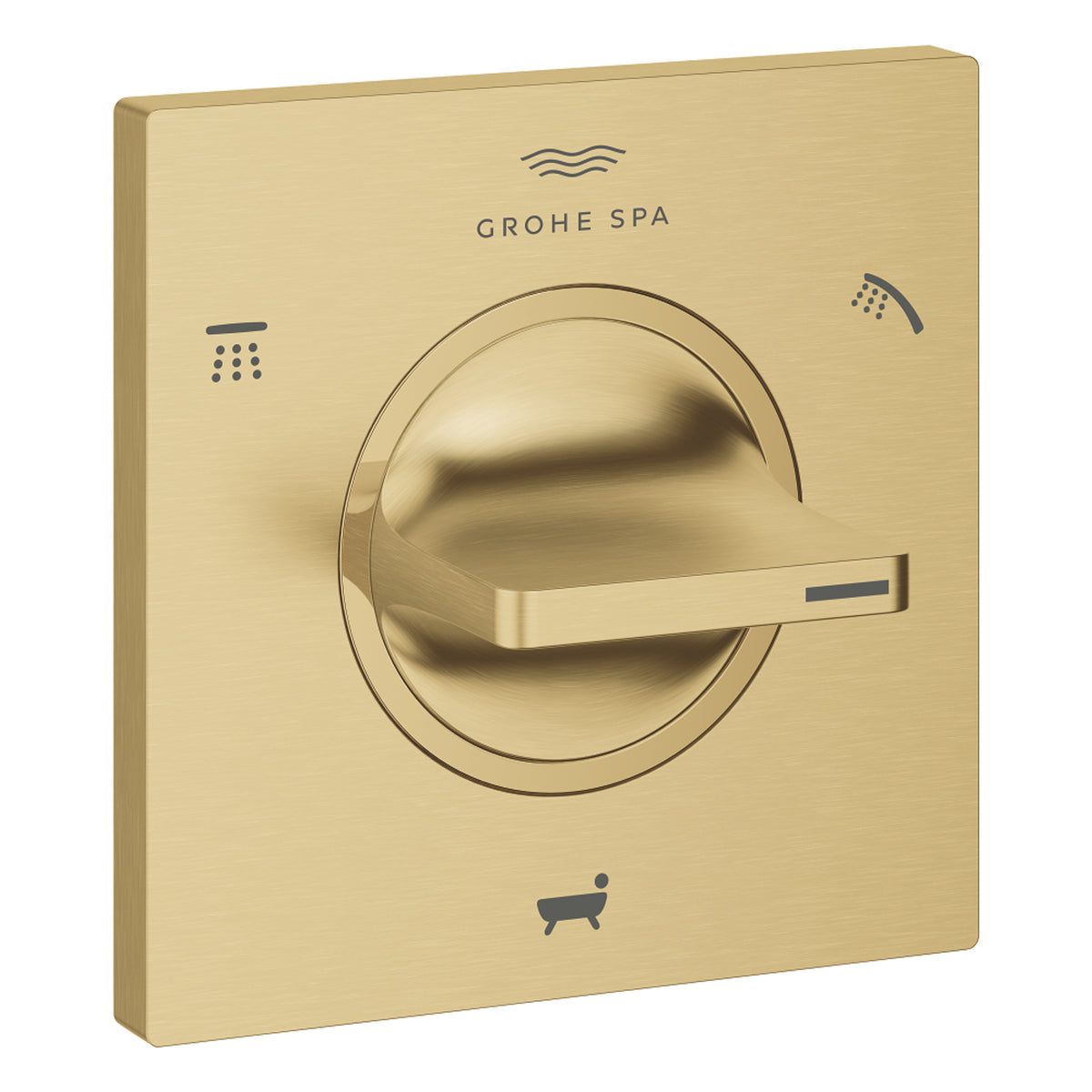 Grohe Allure 3 Yönlü Yönlendirici (Sıva Üstü Grubu), Fırçalı Altın - Ürün Görseli