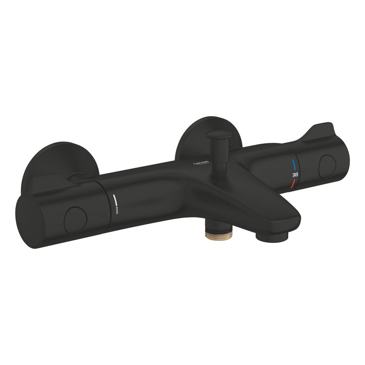 Grohe Grohtherm 800 Termostatik Banyo Bataryası, Mat Siyah - Ürün Görseli