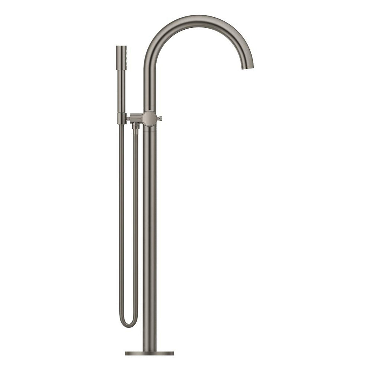 Grohe Atrio Private Collection Tek Yerden Küvet Bataryası (Sıva Üstü Grubu), Fırçalı Sert Grafit - Ürün Görseli