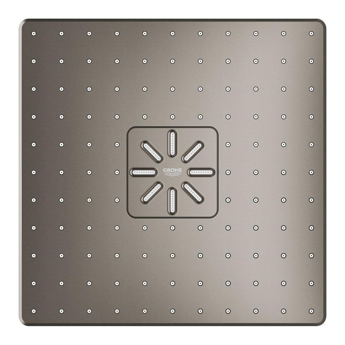 Grohe Rainshower SmartActive 310 Cube Tepe Duşu Seti, 31 cm, 2 Akışlı, Fırçalı Sert Grafit - Ürün Görseli