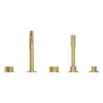 Grohe Atrio Private Collection 5 Delikli Ankastre Küvet Bataryası (Sıva Üstü Grubu), Fırçalı Altın - Ürün Görseli