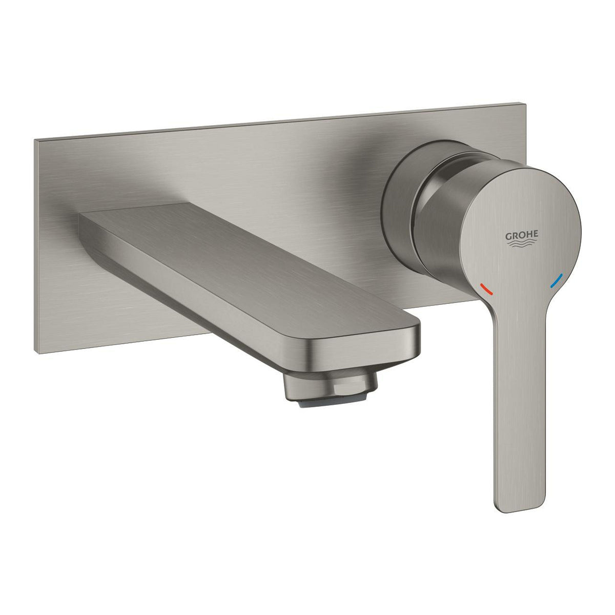 Grohe Lineare İki Delikli Ankastre Lavabo Bataryası (Sıva Üstü Grubu), Paslanmaz Çelik - Ürün Görseli
