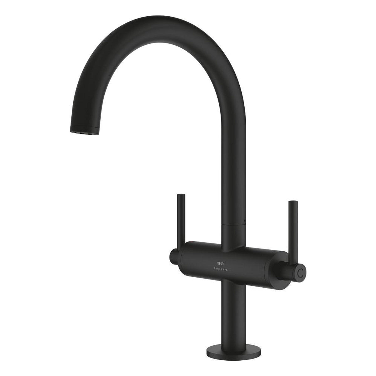 Grohe Atrio Yüksek Lavabo Bataryası (L-Boy), Mat Siyah - Ürün Görseli
