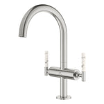 Grohe Atrio Private Collection Yüksek Lavabo Bataryası (L-Boy), Paslanmaz Çelik - Ürün Görseli