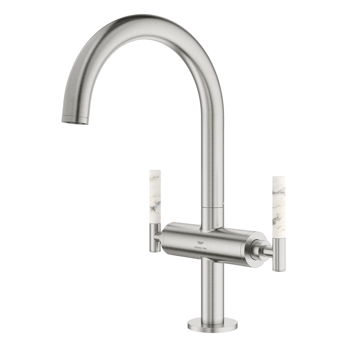 Grohe Atrio Private Collection Yüksek Lavabo Bataryası (L-Boy), Paslanmaz Çelik - Ürün Görseli
