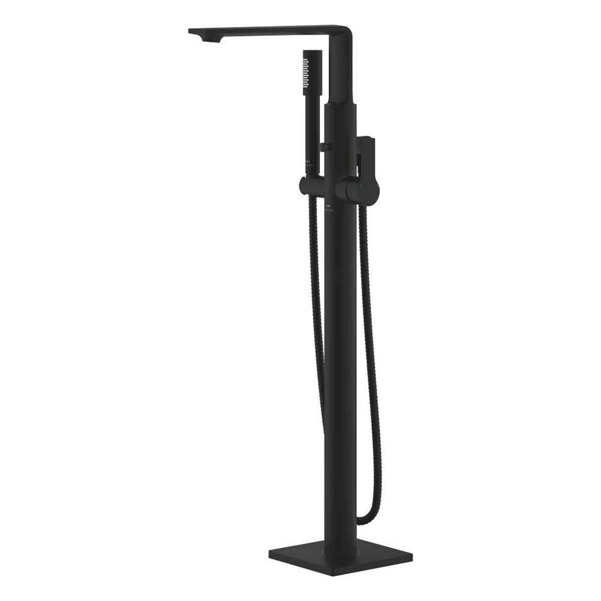 Grohe Allure Ankastre Yerden Küvet Bataryası (Sıva Üstü Grubu), Hayalet Siyah - Ürün Görseli