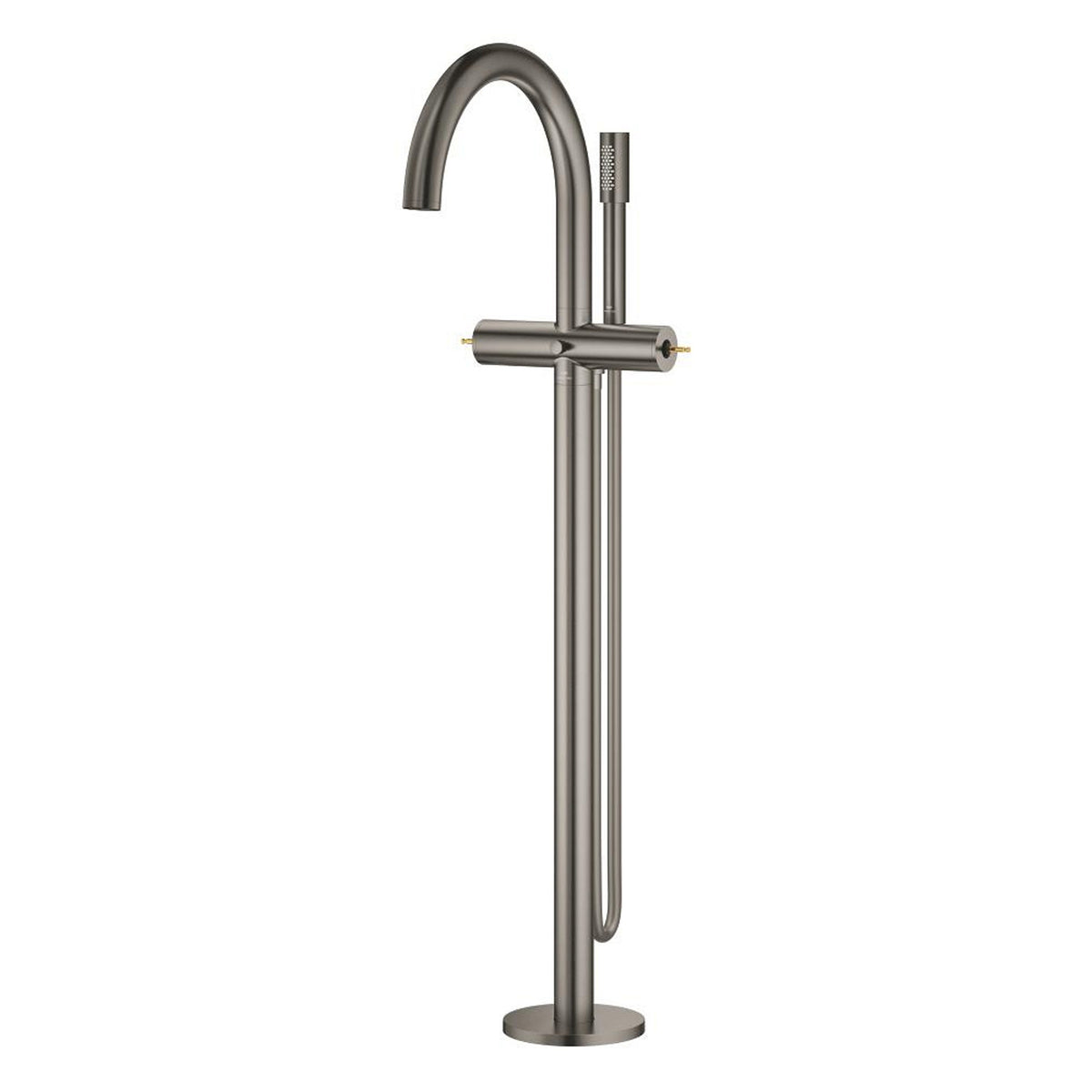 Grohe Atrio Private Collection Tek Yerden Küvet Bataryası (Sıva Üstü Grubu), Fırçalı Sert Grafit - Ürün Görseli
