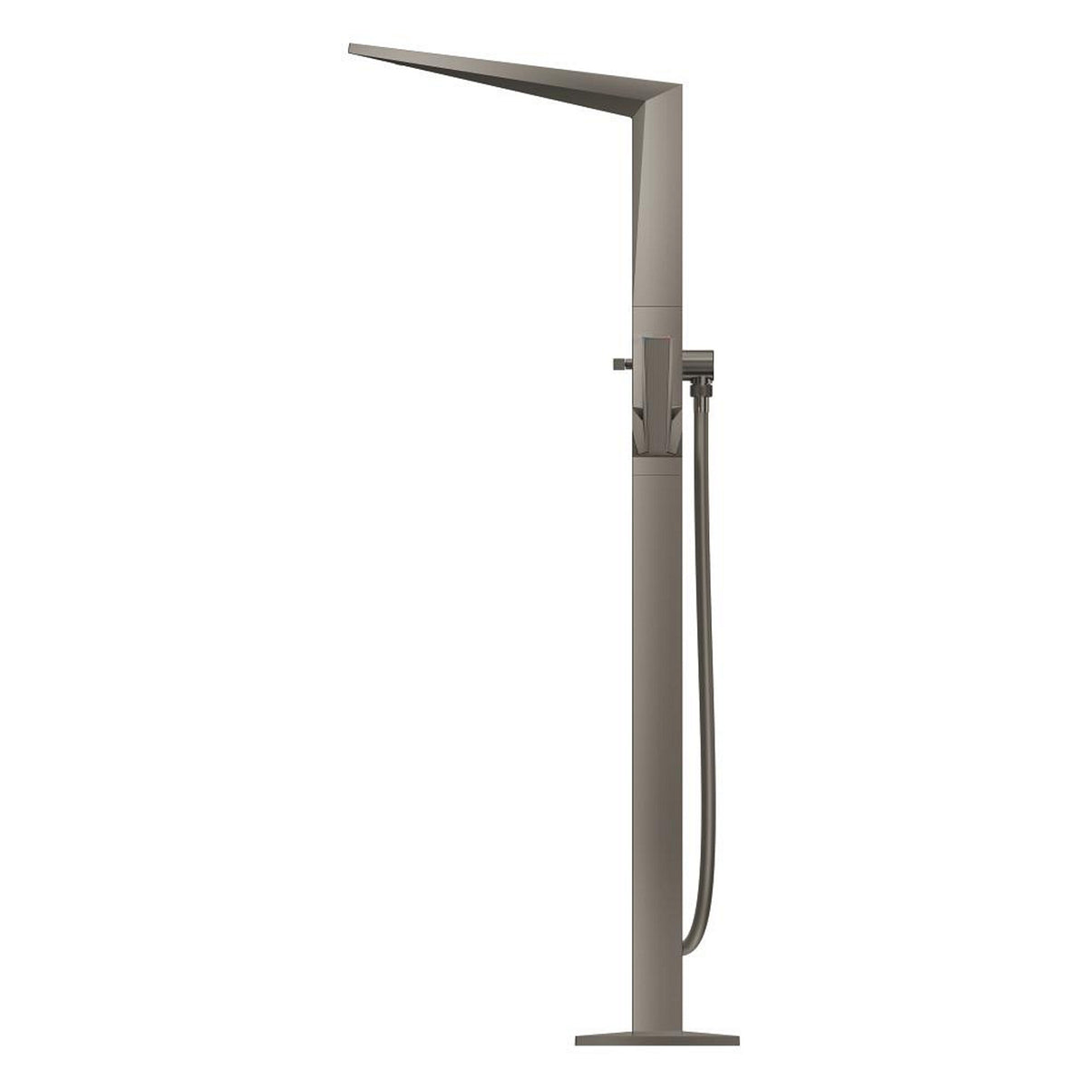 Grohe Allure Brilliant Private Collection Yerden Küvet Bataryası, Fırçalı Sert Grafit - Ürün Görseli