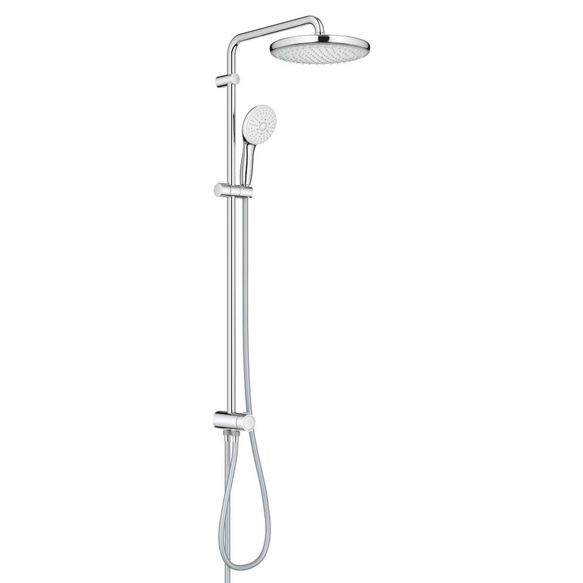 Grohe Tempesta System 250 Duvara Monte Duş Sistemi, Yön Değiştiricili, Krom-Beyaz - Ürün Görseli