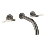 Grohe Atrio Private Collection 3 Delikli Ankastre Lavabo Bataryası (Sıva Üstü Grubu) Fırçalı Sert Grafit - Ürün Görseli