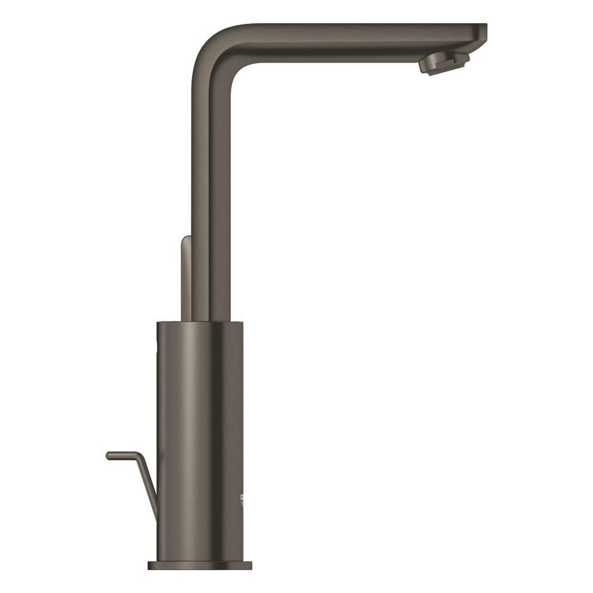 Grohe Lineare Yüksek Lavabo Bataryası, Sifon Kumandalı, Fırçalı Sert Grafit - Ürün Görseli