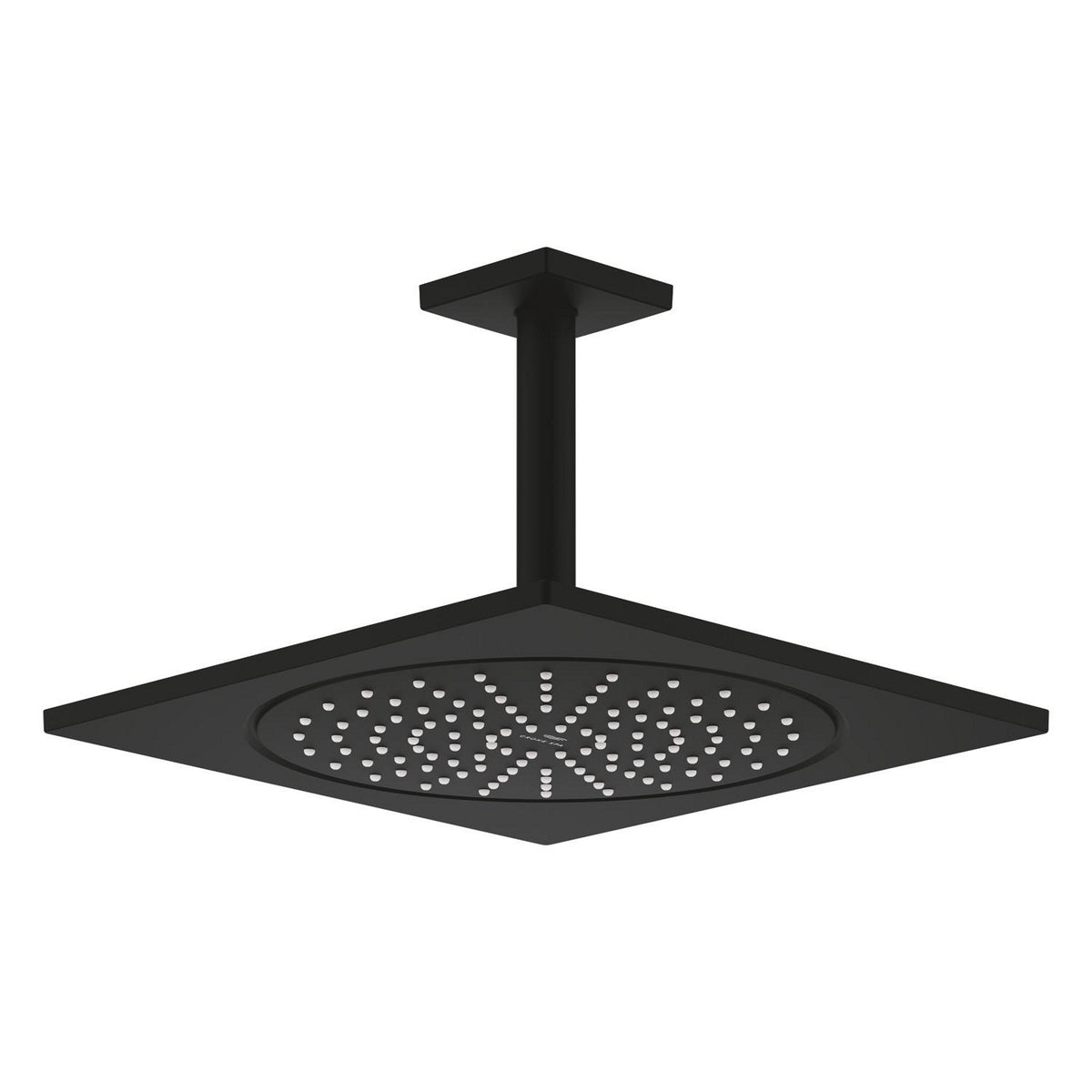 Grohe Rainshower Aqua Tavandan Tepe Duşu Seti, Tek Fonksiyonlu, 142 mm, Hayalet Siyah - Ürün Görseli