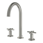 Grohe Atrio 3 Delikli Ankastre Lavabo Bataryası (4 Çubuklu Volan) L-Boy, Saten Çelik - Ürün Görseli