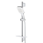 Grohe RainShower SmartActive 130 Cube Sürgülü Duş Seti, 3 Fonksiyonlu, Krom-Beyaz - Ürün Görseli