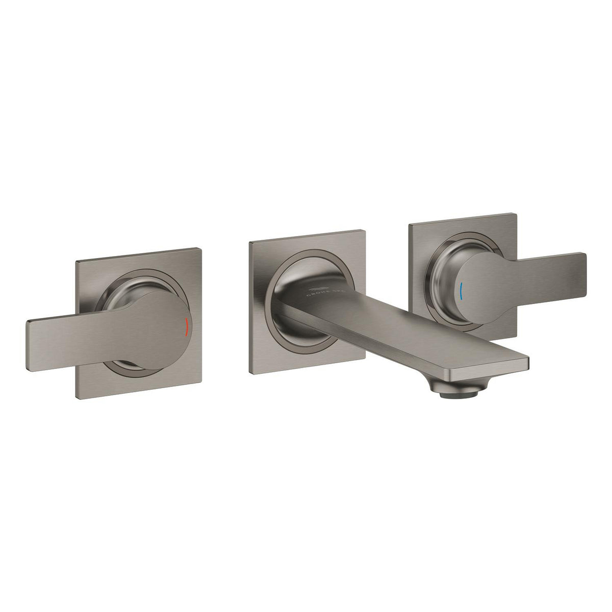 Grohe Allure 3 Delikli Ankastre Lavabo Bataryası (Sıva Üstü Grubu), Fırçalı Sert Grafit - Ürün Görseli