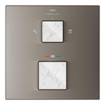 Grohe Allure Brilliant Private Collection Ankastre Termostatik Banyo Bataryası (2 Yollu, Sıva Üstü Grubu), Fırçalı Sert Grafit - Ürün Görseli