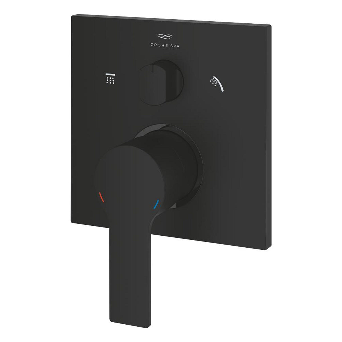 Grohe Allure Ankastre Banyo Bataryası (3 Yollu, Sıva Üstü Grubu), Hayalet Siyah - Ürün Görseli