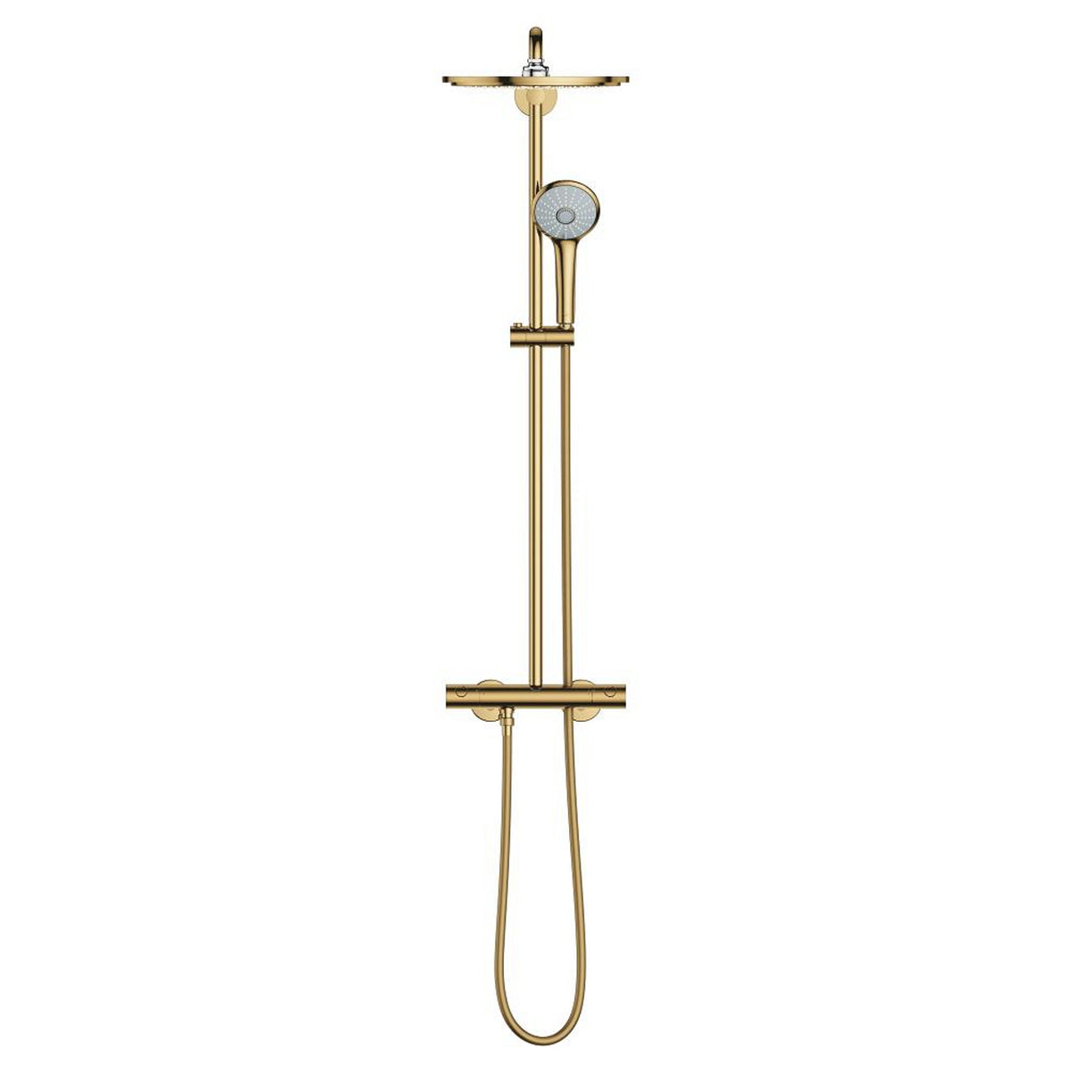 Grohe Euphoria System 310 Duvara Monte Termostatik Duş Bataryalı Duş Sistemi, Altın - Ürün Görseli
