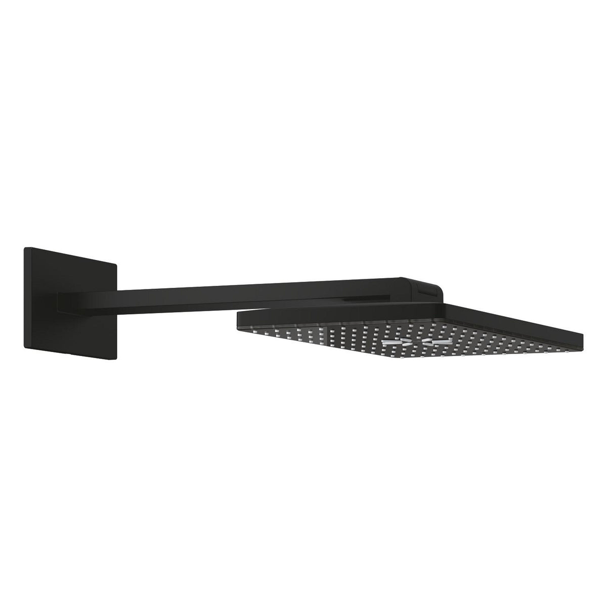 Grohe Rainshower Aqua Dikdörtgen Tepe Duşu Seti, 40x23 cm, 2 Akışlı, Hayalet Siyah - Ürün Görseli