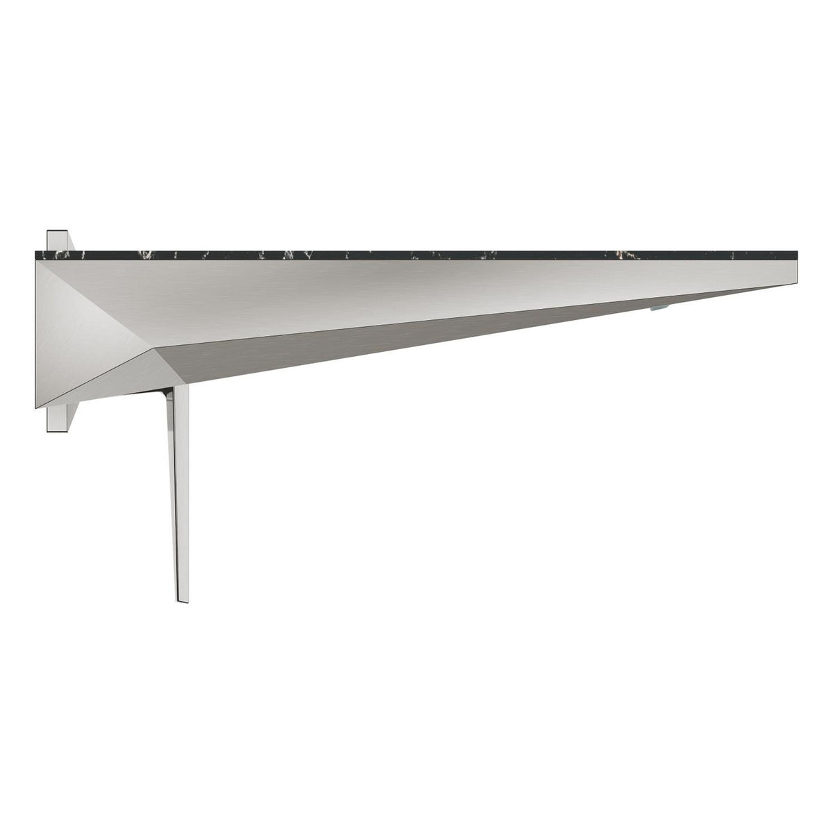 Grohe Allure Brilliant Private Collection 2 Delikli Duvardan Ankastre Lavabo Bataryası M-Boy (Sıva Üstü Grubu), Paslanmaz Çelik - Ürün Görseli