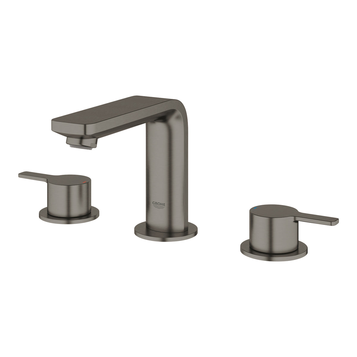 Grohe Lineare 3 Delikli Ankastre Lavabo Bataryası, Sifon Kumandalı, Fırçalı Sert Grafit - Ürün Görseli