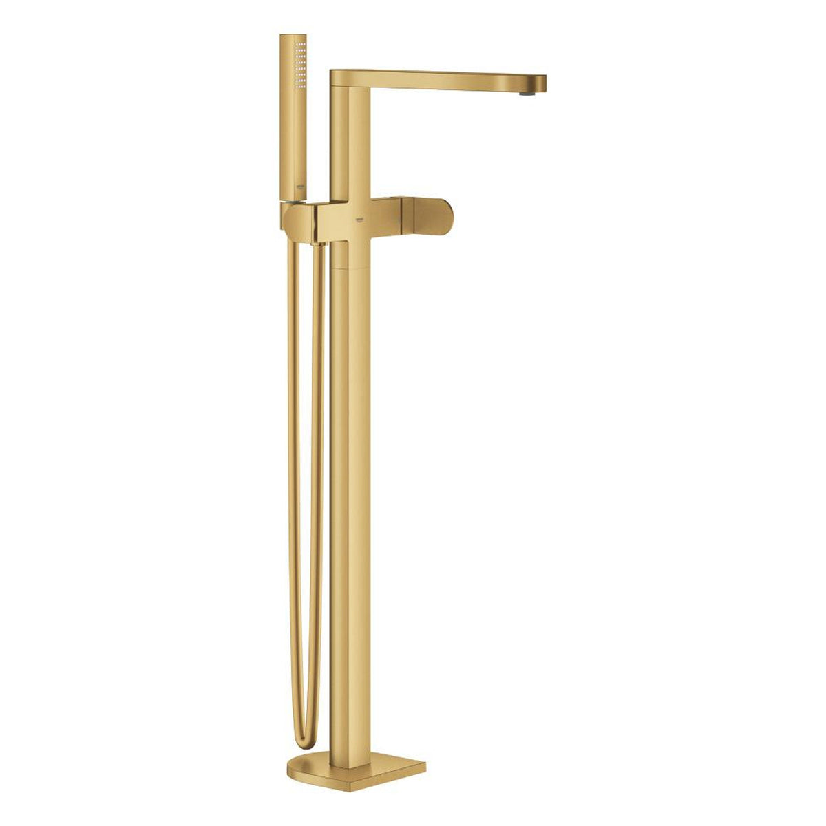 Grohe Plus Yerden Küvet Bataryası (Sıva Üstü Grubu), Fırçalı Altın - Ürün Görseli
