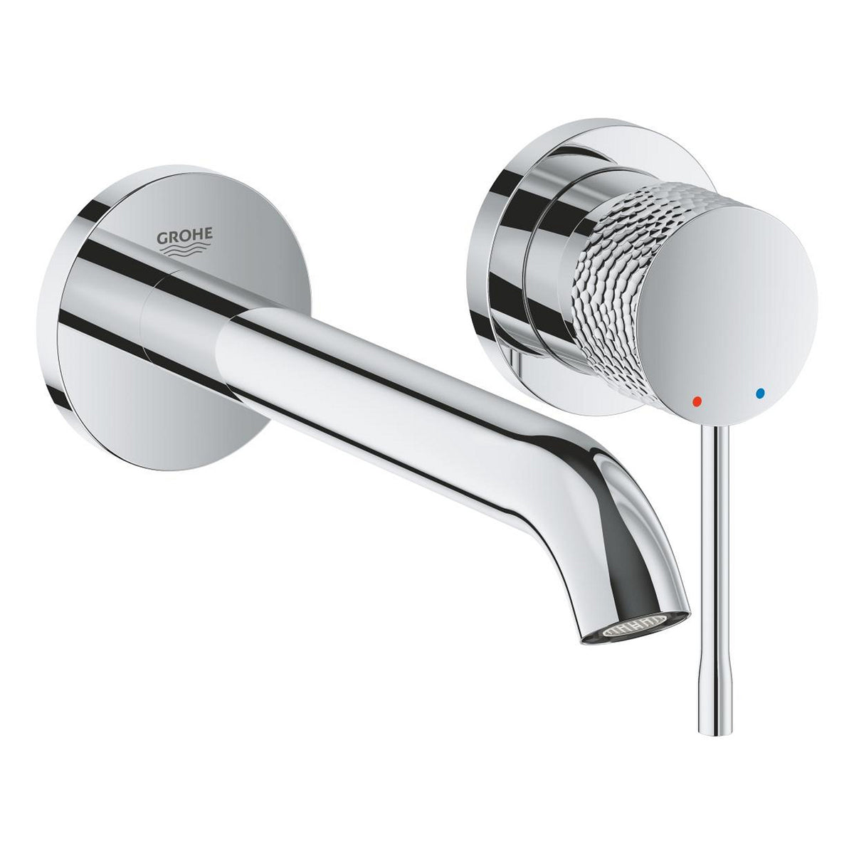 Grohe Essence New Duvardan Ankastre Lavabo Bataryası (Sıva Üstü Grubu), İşlenmiş Krom - Ürün Görseli
