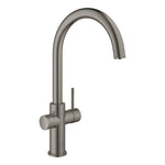 Grohe Blue Home Arıtmalı İçme Suyu ve Soda Yapan Eviye Bataryası, Fırçalı Sert Grafit - Ürün Görseli