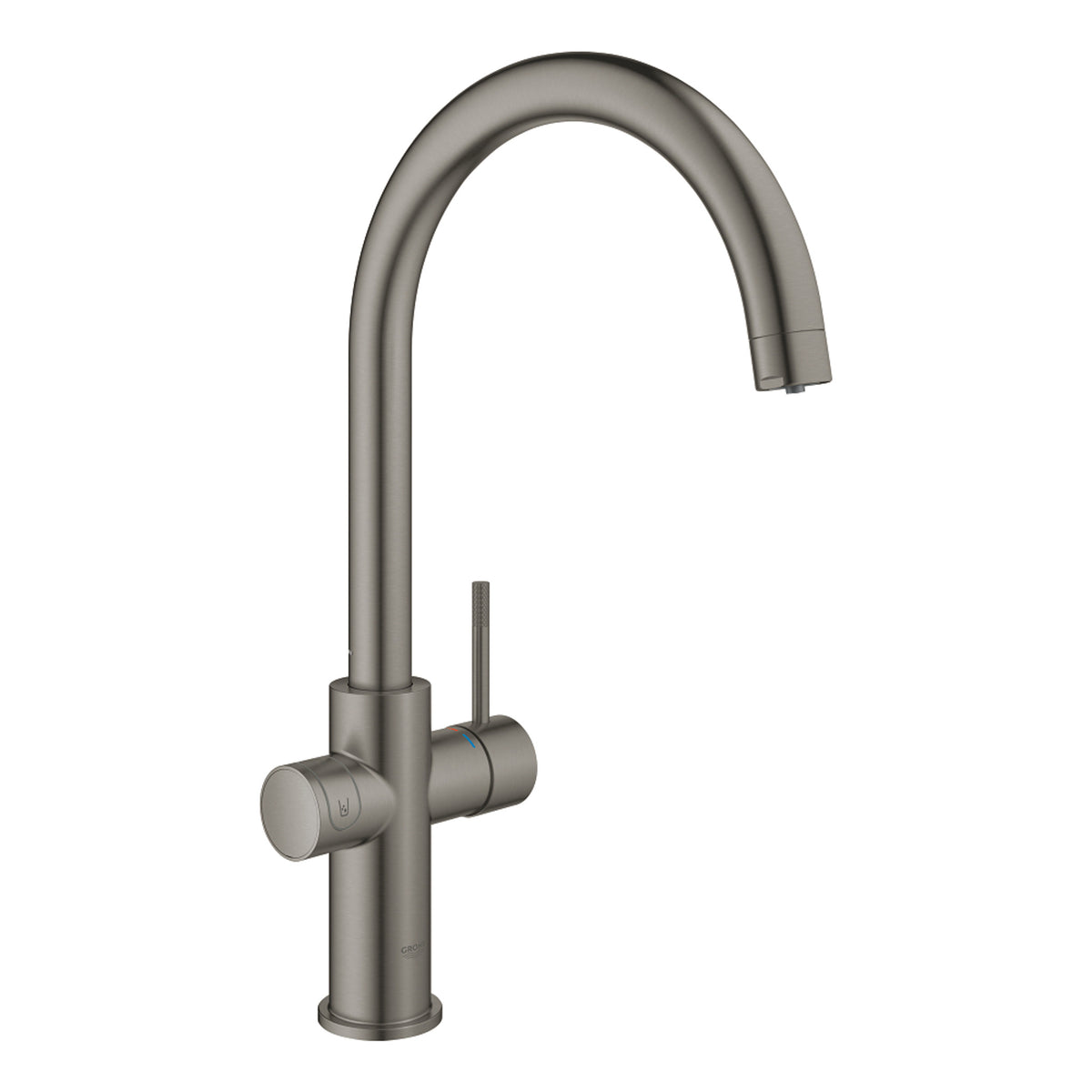 Grohe Blue Home Arıtmalı İçme Suyu ve Soda Yapan Eviye Bataryası, Fırçalı Sert Grafit - Ürün Görseli