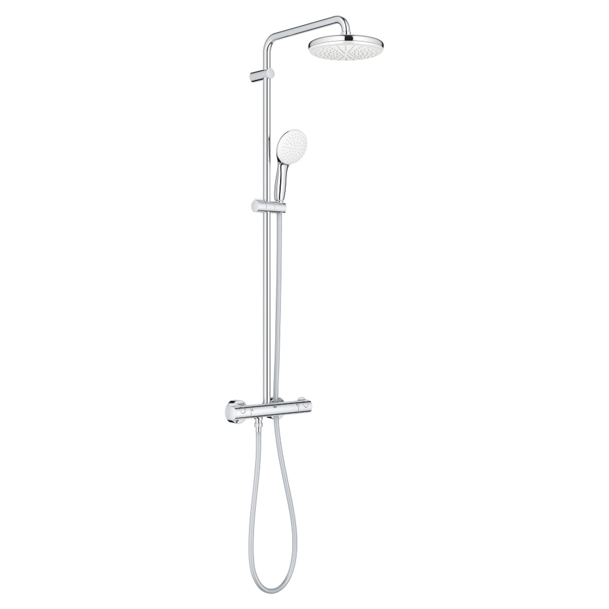 Grohe Tempesta System 210 Duvara Monte Termostatik Duş Bataryalı Duş Kolonu - Ürün Görseli