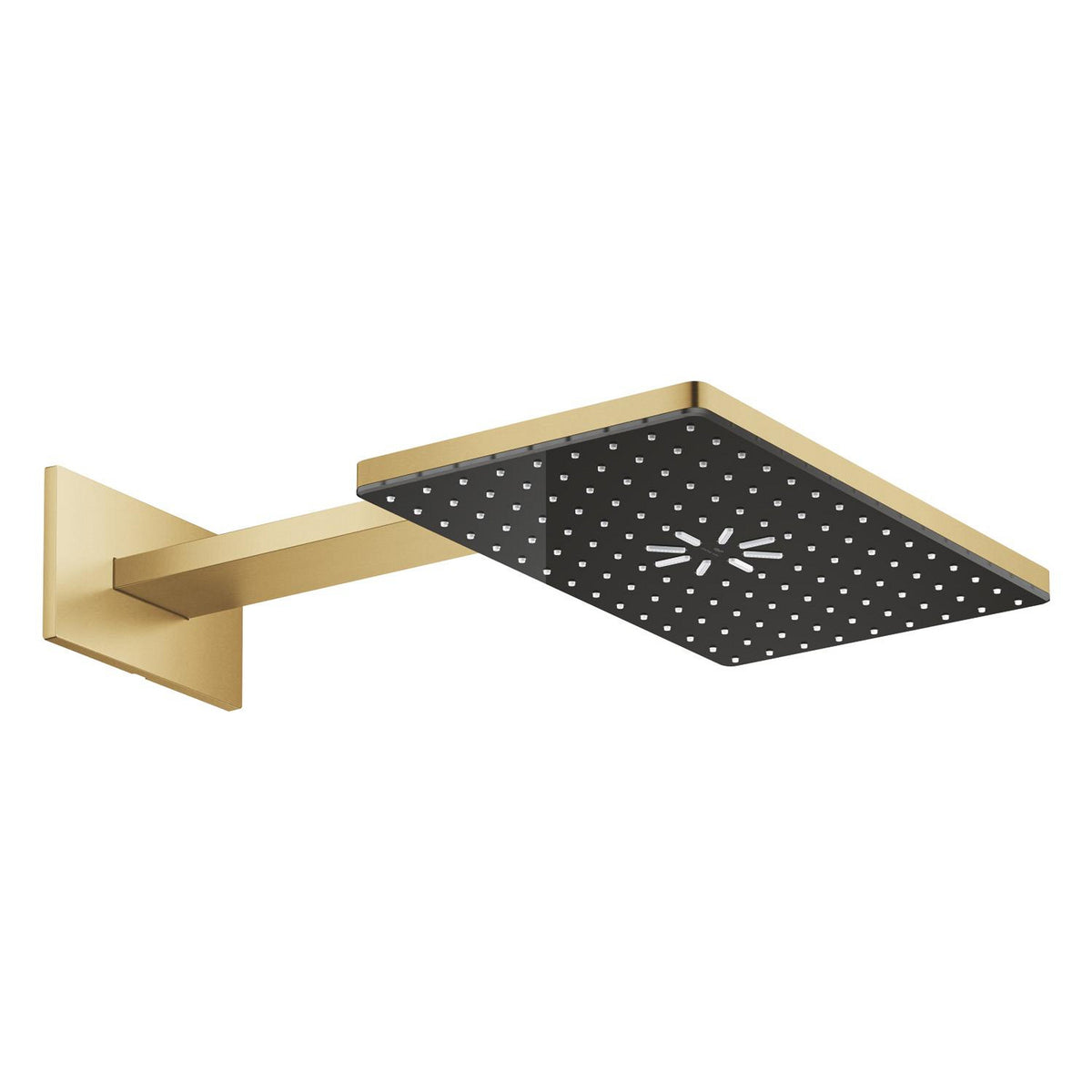 Grohe Rainshower Aqua Dikdörtgen Tepe Duşu Seti, 40x23 cm, 2 Akışlı, Fırçalı Altın - Ürün Görseli