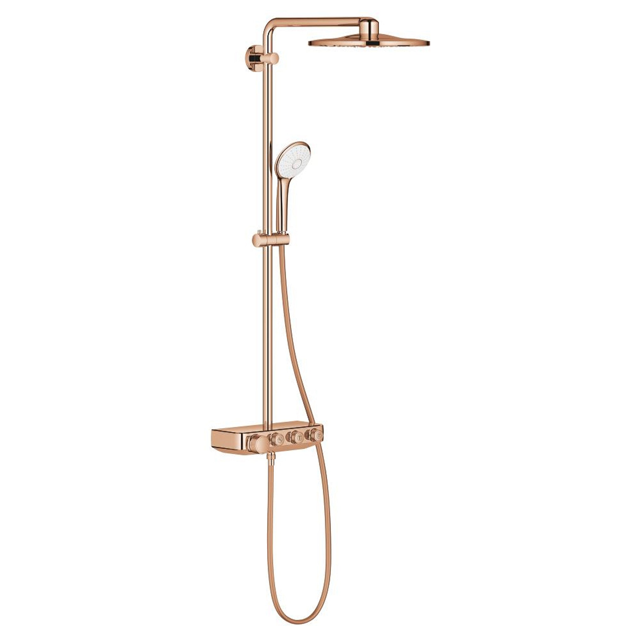 Grohe Euphoria SmartControl 310 Duo Duş Sistemi, Duvara Monte, Termostatik Bataryalı Duş Kolonu, Bakır - Ürün Görseli