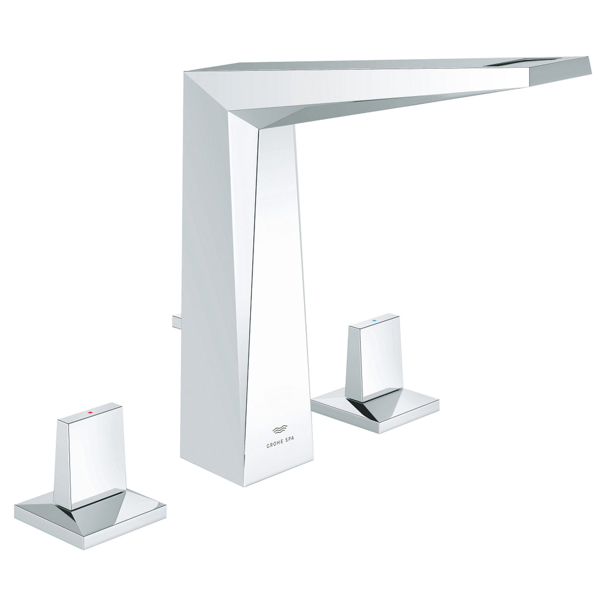 Grohe Allure Brilliant L-Boy, 3 Delikli Lavabodan Ankastre Lavabo Bataryası, Sifon Kumandalı - Ürün Görseli