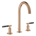 Grohe Atrio Private Collection 3 Delikli Ankastre Sifon Kumandalı Lavabo Bataryası (L-Boy), Fırçalı Bakır - Ürün Görseli