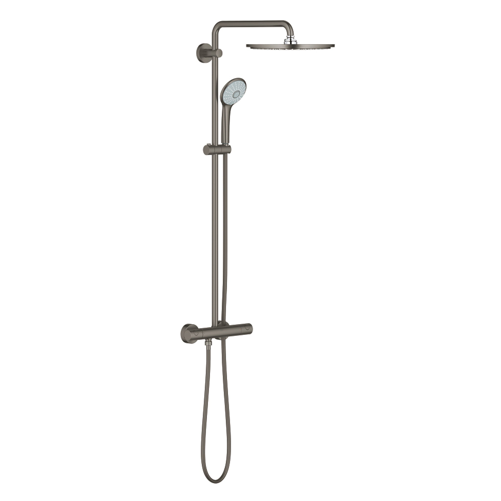 Grohe Euphoria System 310 Duvara Monte Termostatik Duş Bataryalı Duş Sistemi, Fırçalı Sert Grafit - Ürün Görseli