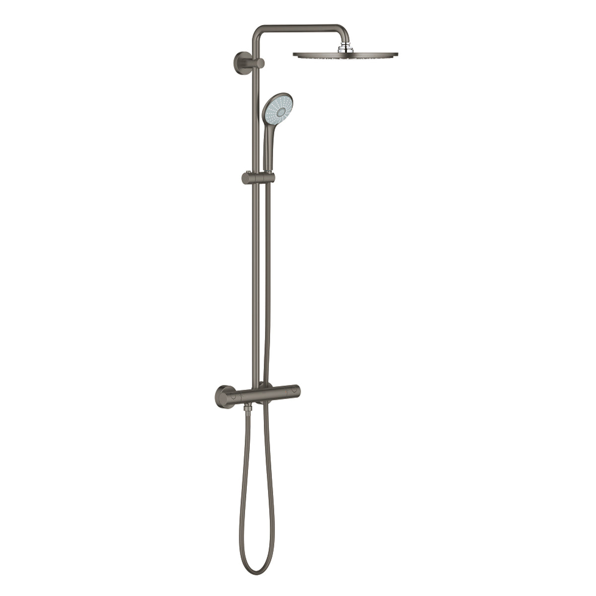 Grohe Euphoria System 310 Duvara Monte Termostatik Duş Bataryalı Duş Sistemi, Fırçalı Sert Grafit - Ürün Görseli