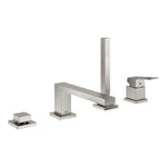 Grohe Eurocube Dört Delikli Ankastre Küvet Bataryası (Sıva Üstü Grubu), Paslanmaz Çelik - Ürün Görseli