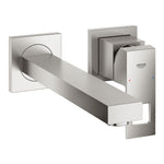 Grohe Eurocube Ankastre 2 Delikli Lavabo Bataryası (Sıva Üstü Grubu), Paslanmaz Çelik - Ürün Görseli