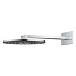 Grohe Rainshower Aqua Yuvarlak Tepe Duşu Seti, 36 cm, 2 Akışlı, Siyah-Krom - Ürün Görseli