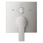 Grohe Allure Ankastre Banyo Bataryası (3 Yollu, Sıva Üstü Grubu), Paslanmaz Çelik - Ürün Görseli