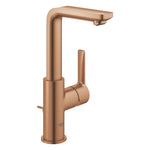 Grohe Lineare Yüksek Lavabo Bataryası, Sifon Kumandalı, Fırçalı Bakır - Ürün Görseli